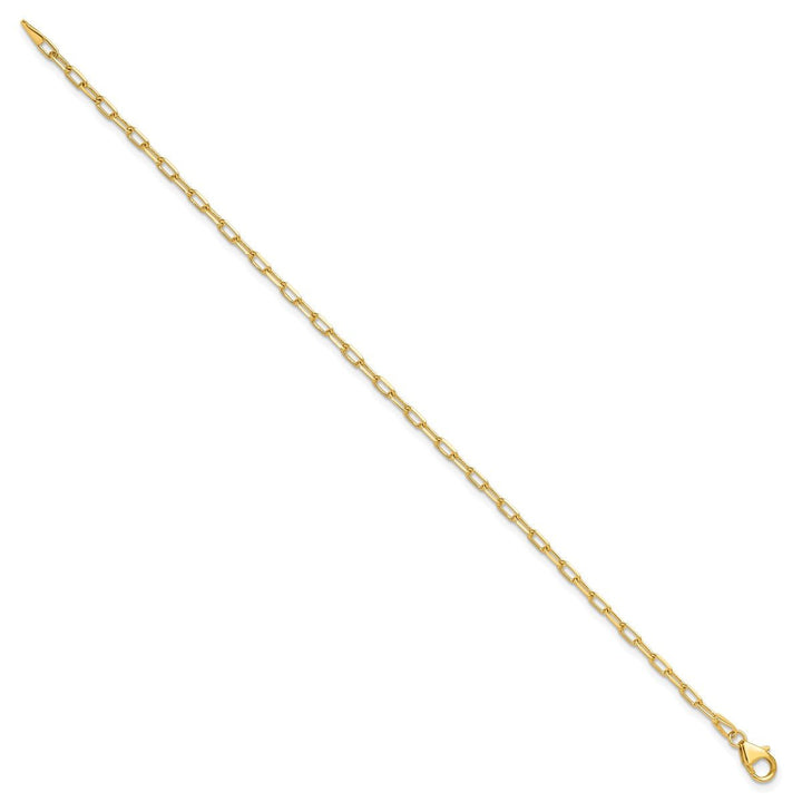 Gold 2.2mm Paperclip Chain, 7" - Chain - Design Jewellers Edmonton