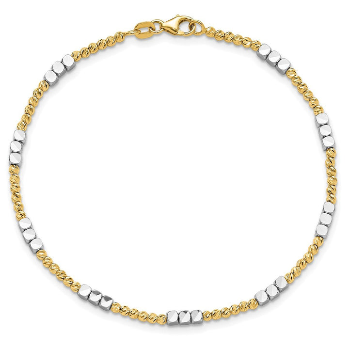 Gold 2.3mm Spiga (Wheat) Bracelet, 7.5" - Bracelet - Design Jewellers Edmonton