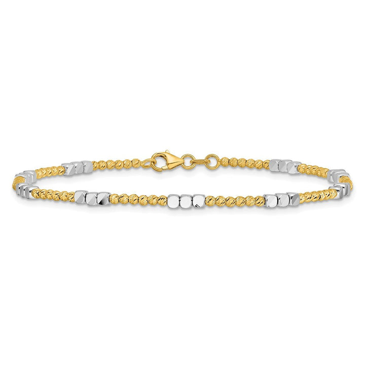 Gold 2.3mm Spiga (Wheat) Bracelet, 7.5" - Bracelet - Design Jewellers Edmonton
