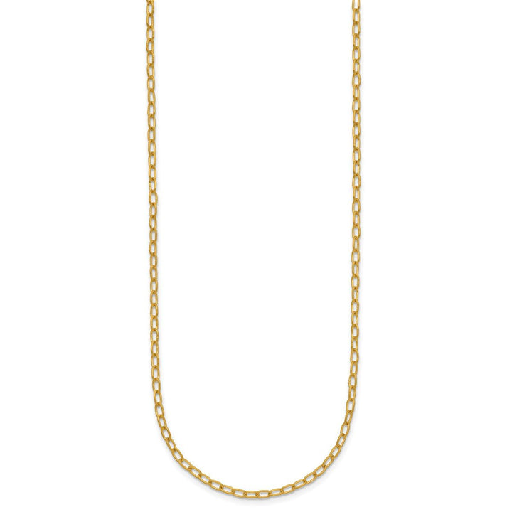 Gold 2.45mm Cable Necklace, 16" - Necklace - Design Jewellers Edmonton