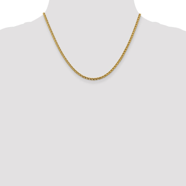 Gold 2.45mm Franco Chain, 18" - Chain - Design Jewellers Edmonton