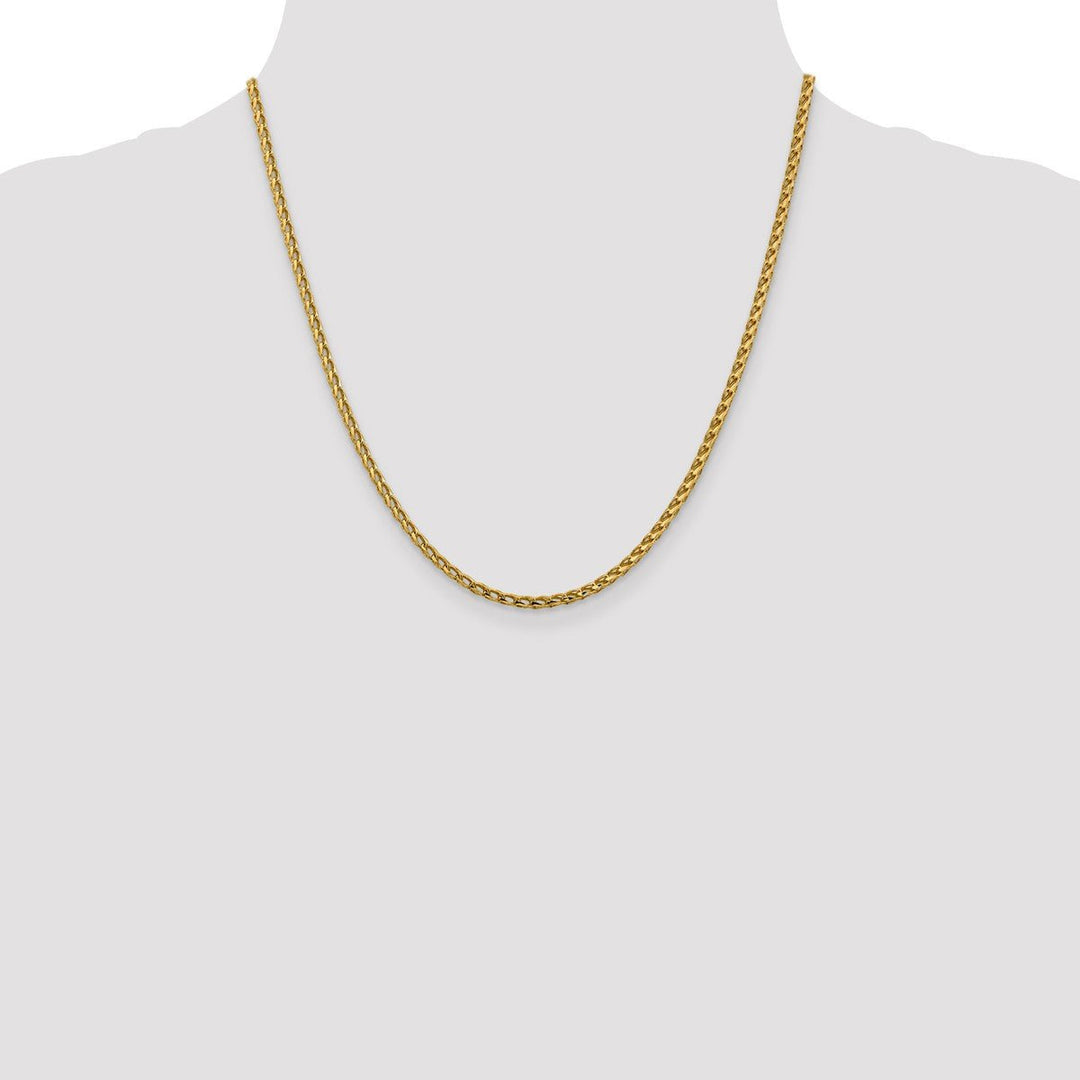 Gold 2.45mm Franco Chain, 20