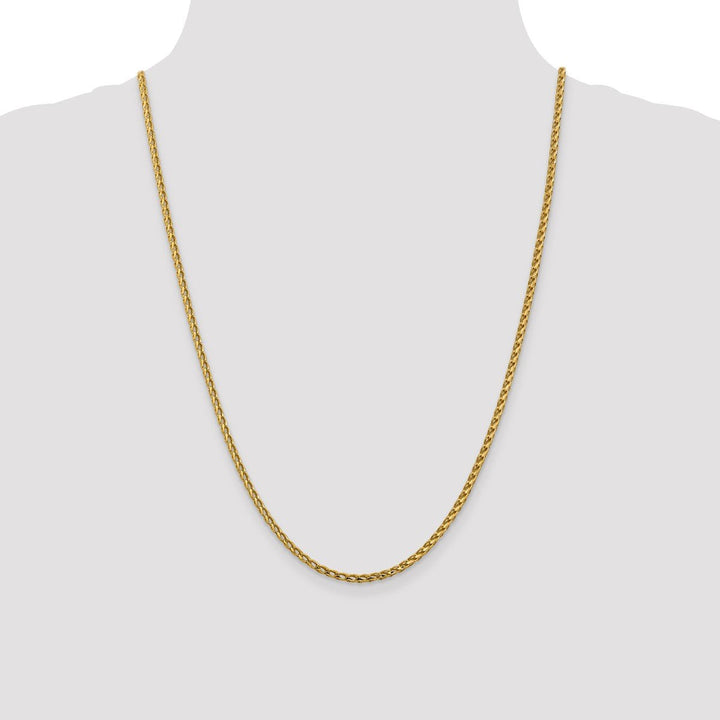 Gold 2.45mm Franco Chain, 24" - Chain - Design Jewellers Edmonton