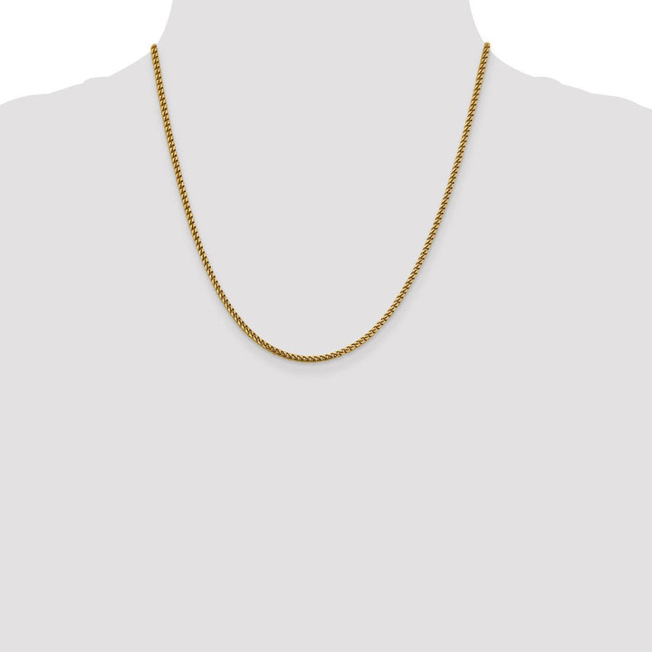 Gold 2.4mm Franco Chain, 20" - Chain - Design Jewellers Edmonton