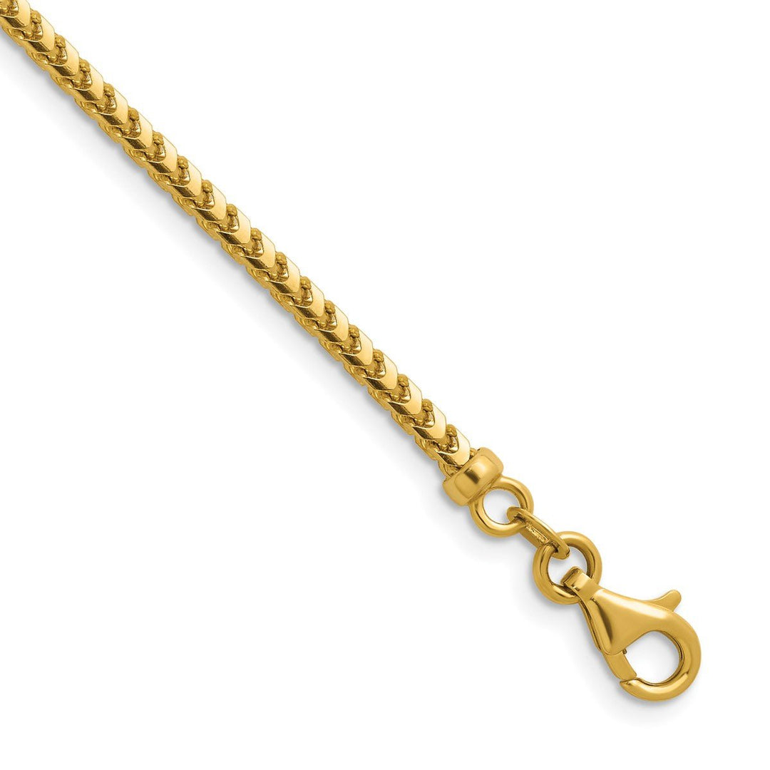 Gold 2.4mm Franco Chain, 22"