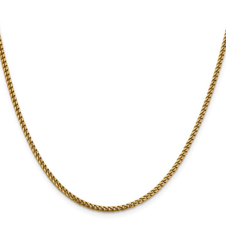 Gold 2.4mm Franco Chain, 24" - Chain - Design Jewellers Edmonton