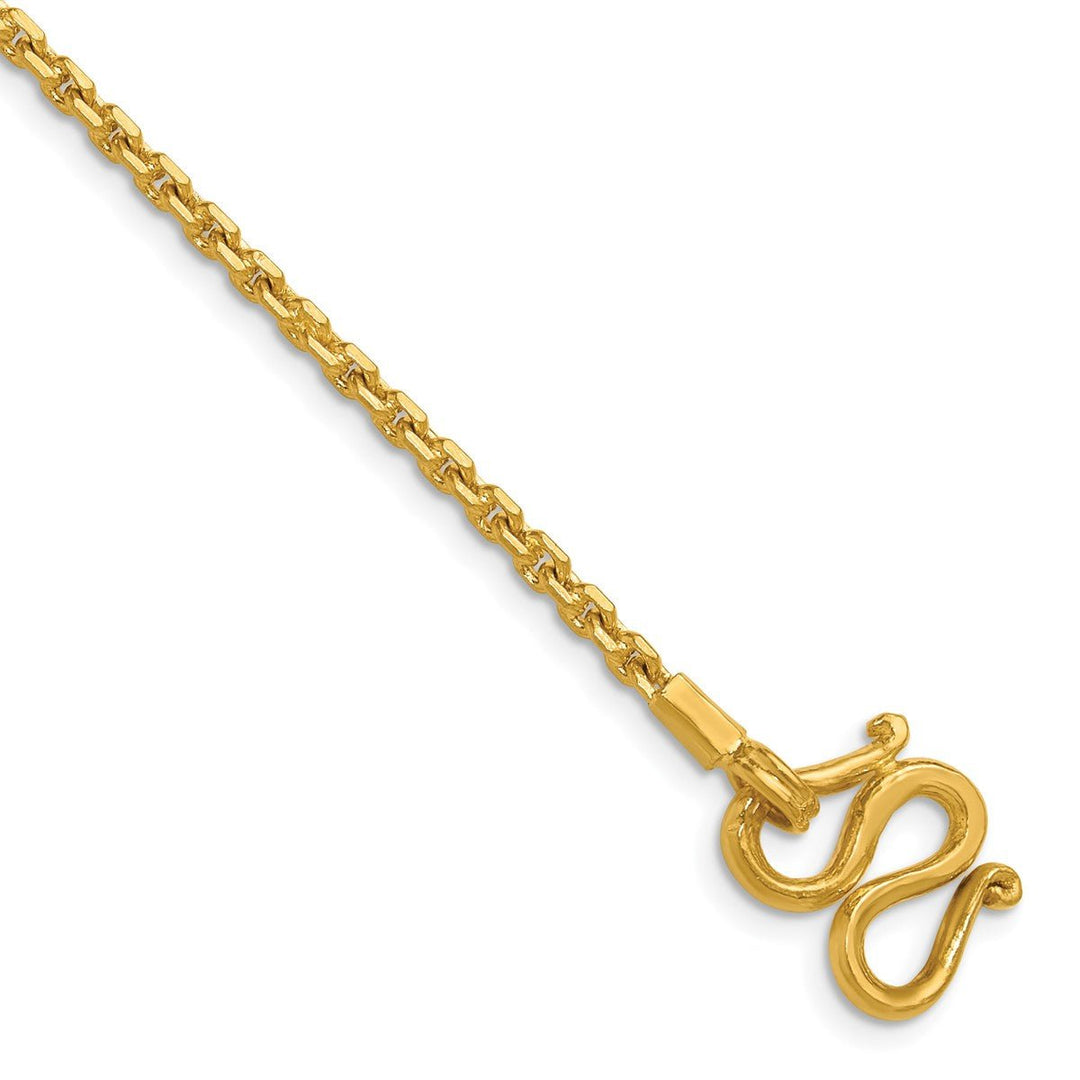 Gold 2.5mm Cable Chain