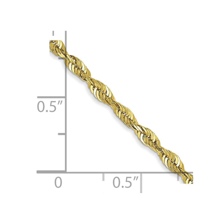 Gold 2.5mm Rope Chain, 1" - Chain - Design Jewellers Edmonton