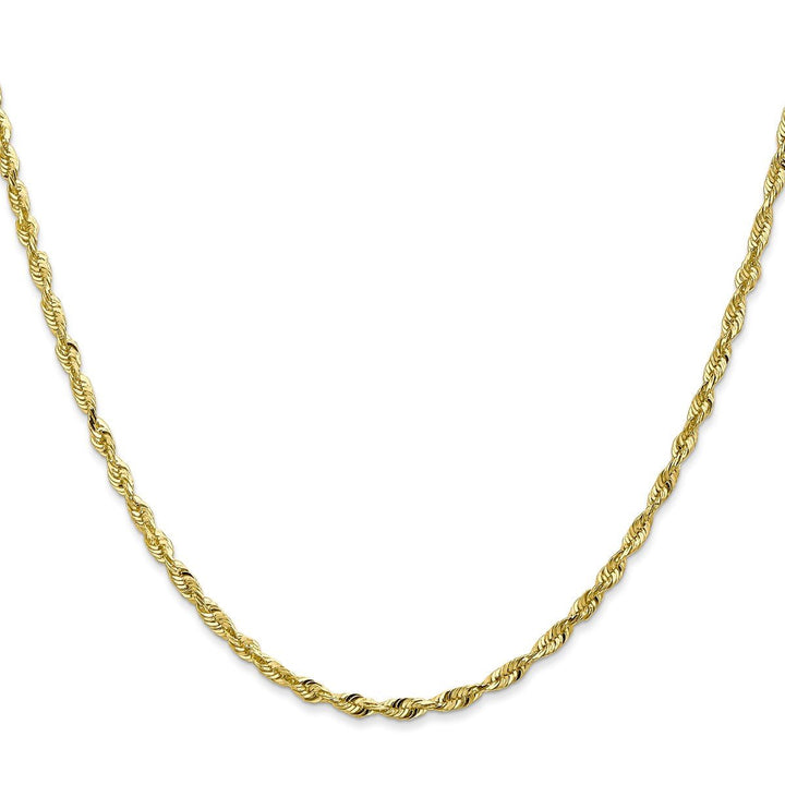 Gold 2.5mm Rope Chain, 1" - Chain - Design Jewellers Edmonton