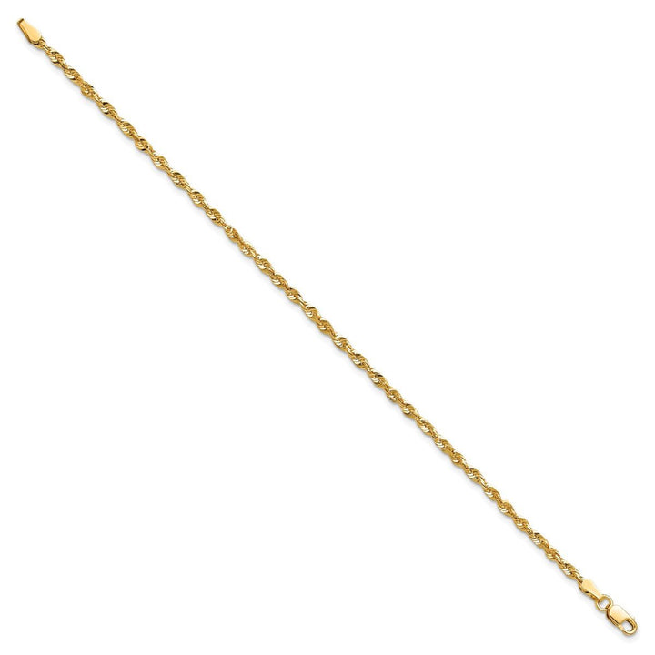 Gold 2.5mm Rope Chain, 10" - Chain - Design Jewellers Edmonton