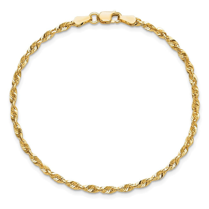Gold 2.5mm Rope Chain, 10" - Chain - Design Jewellers Edmonton
