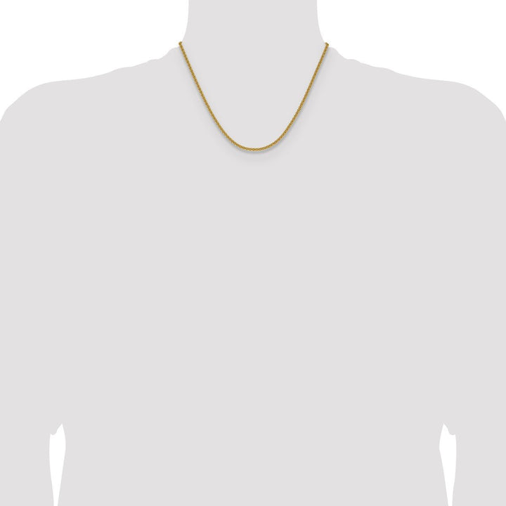 Gold 2.5mm Spiga (Wheat) Chain, 18" - Chain - Design Jewellers Edmonton
