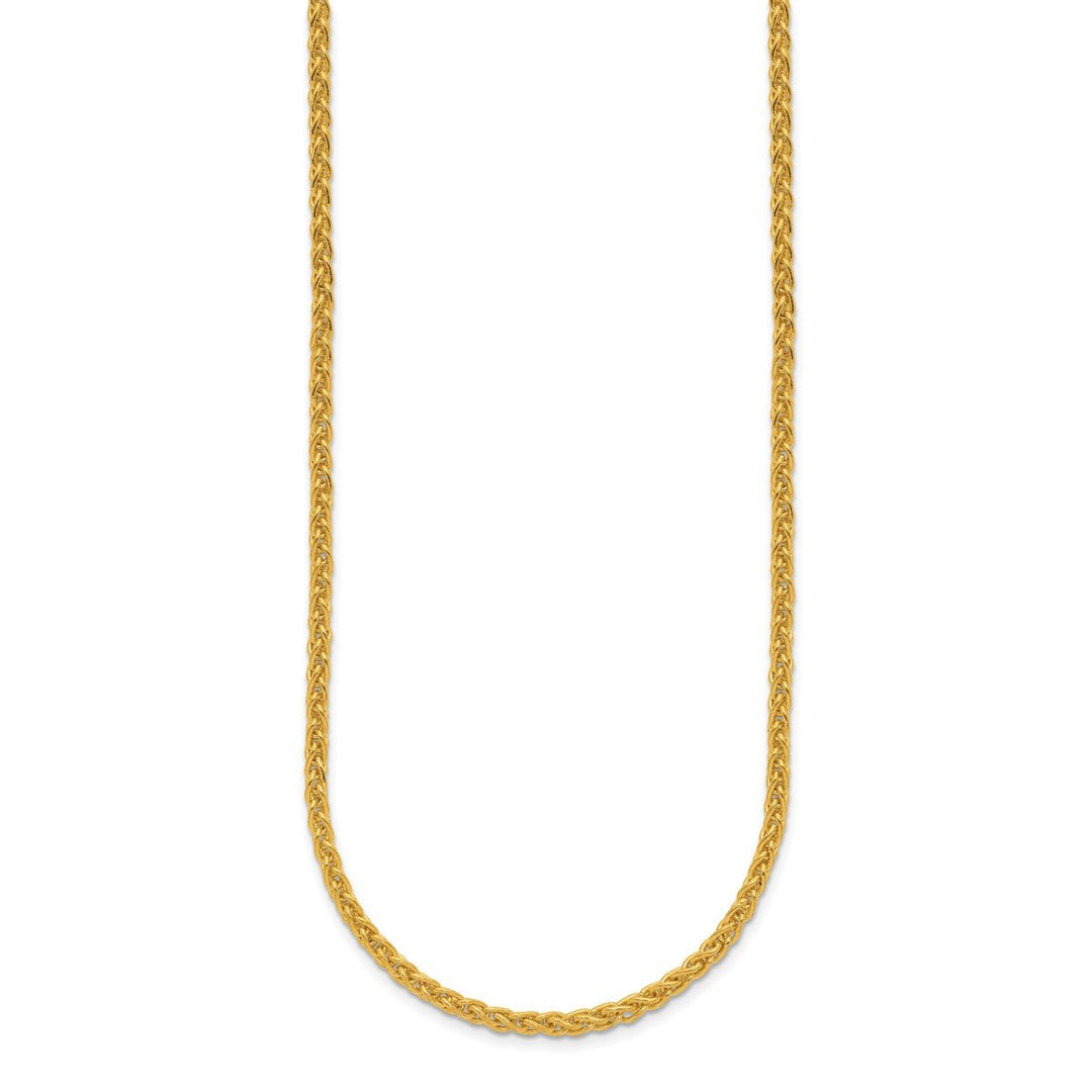 Gold 2.5mm Spiga (Wheat) Chain, 18