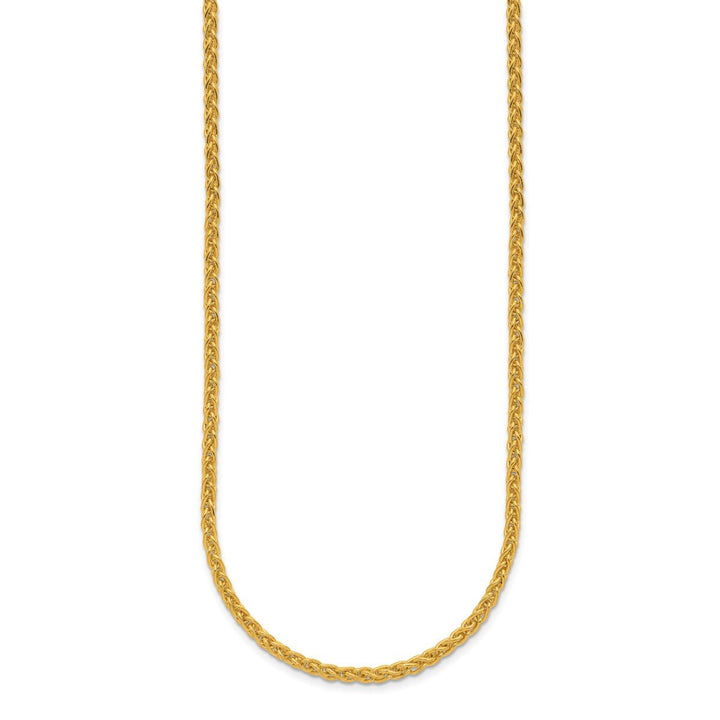 Gold 2.5mm Spiga (Wheat) Chain, 18" - Chain - Design Jewellers Edmonton
