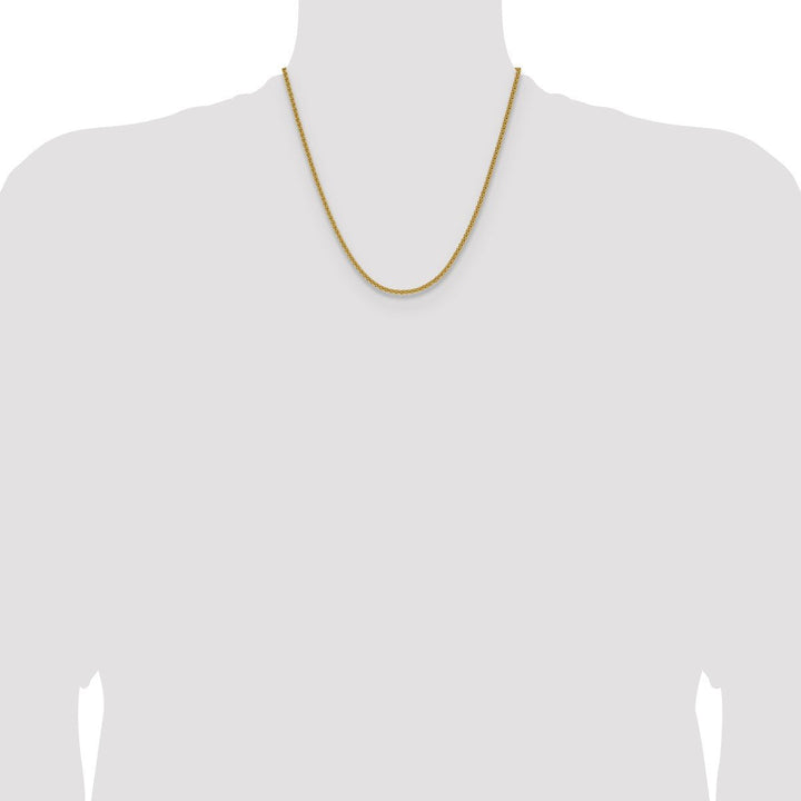 Gold 2.5mm Spiga (Wheat) Chain, 20" - Chain - Design Jewellers Edmonton