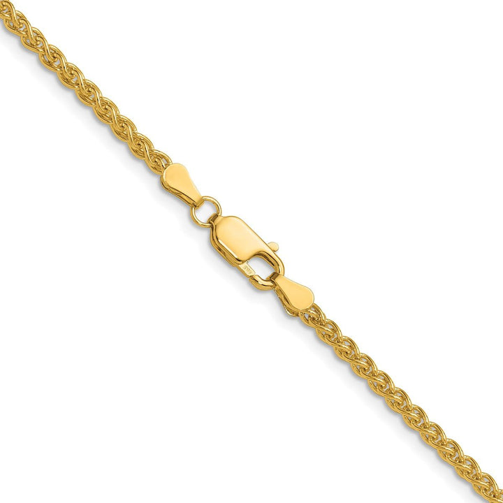 Gold 2.5mm Spiga (Wheat) Chain, 22" - Chain - Design Jewellers Edmonton