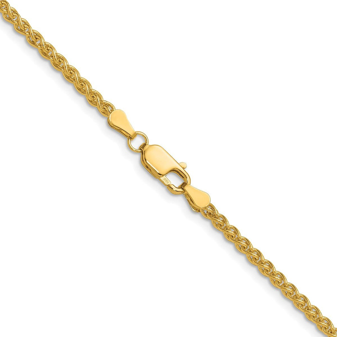 Gold 2.5mm Spiga (Wheat) Chain, 30