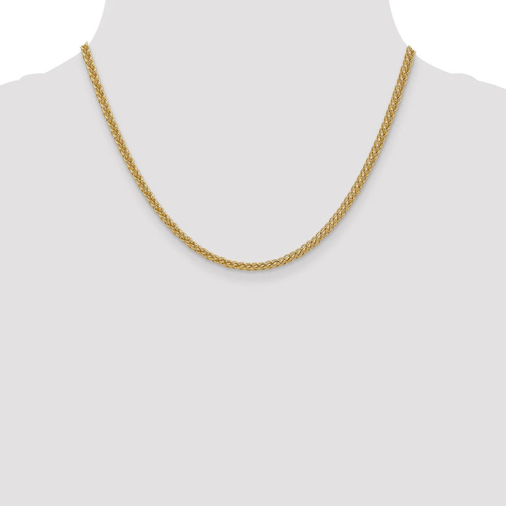 Gold 2.6mm Spiga (Wheat) Chain, 18" - Chain - Design Jewellers Edmonton