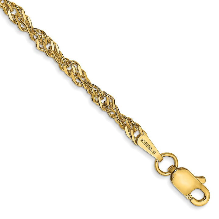 Gold 2.75mm Singapore Chain, 18" - Chain - Design Jewellers Edmonton