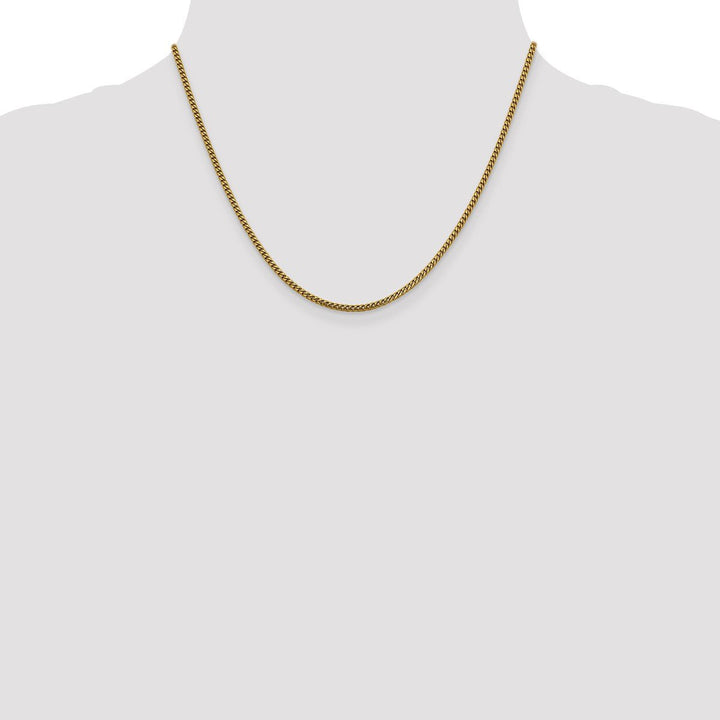 Gold 2mm Franco Chain, 18" - Chain - Design Jewellers Edmonton