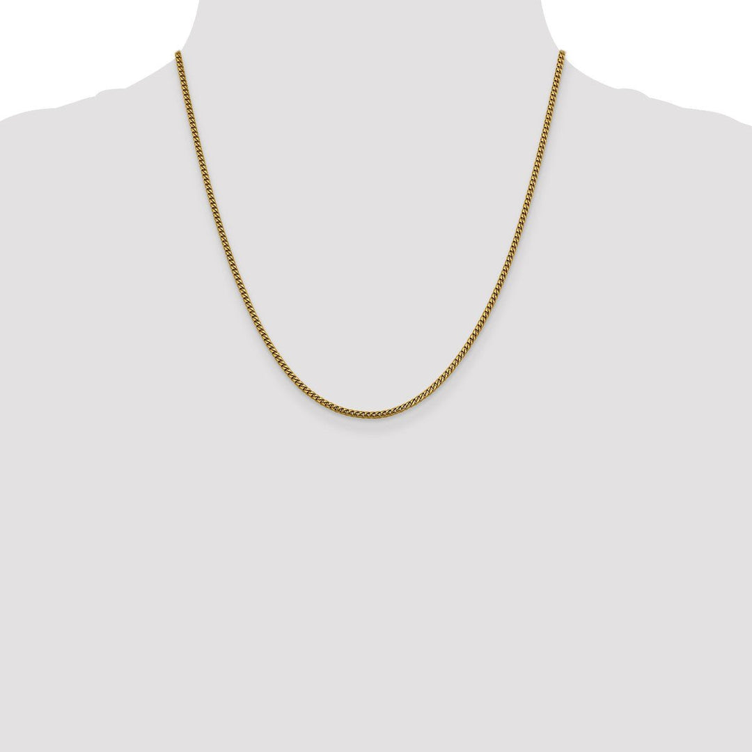 Gold 2mm Franco Chain, 20
