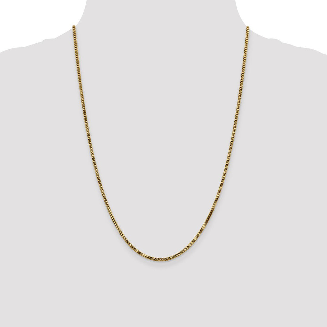 Gold 2mm Franco Chain, 24