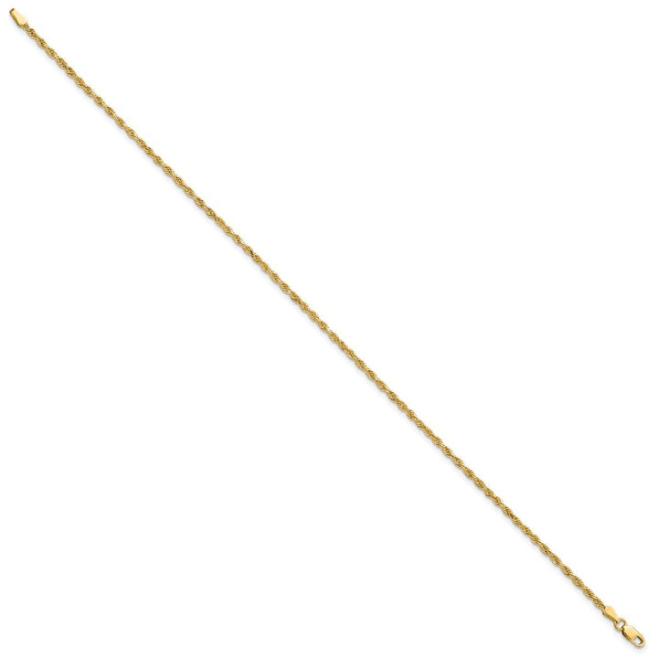 Gold 2mm Rope Chain, 10" - Chain - Design Jewellers Edmonton