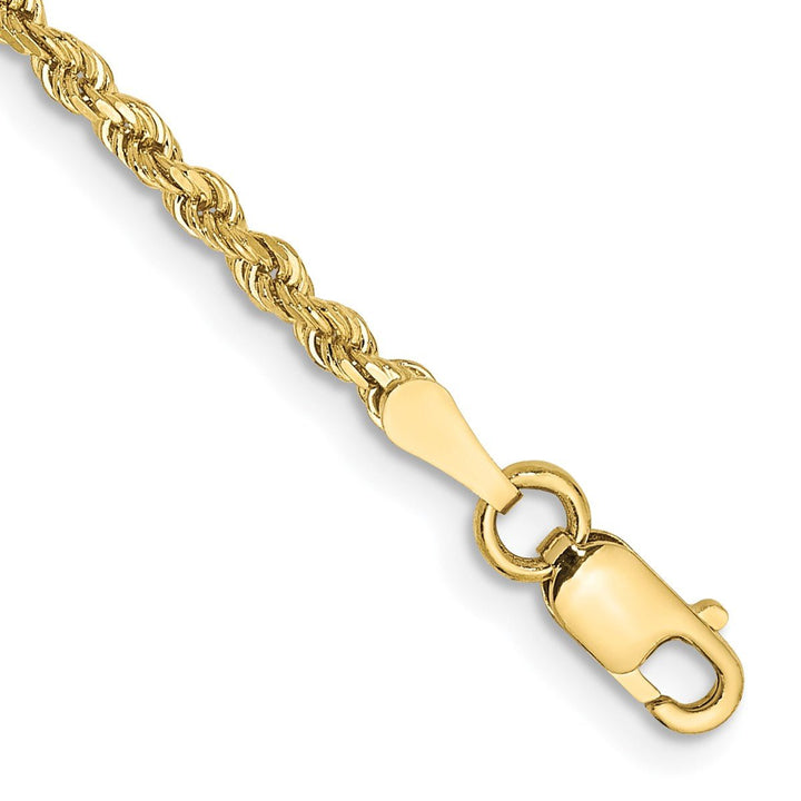 Gold 2mm Rope Chain, 10" - Chain - Design Jewellers Edmonton