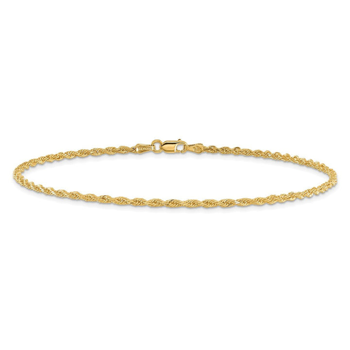Gold 2mm Rope Chain, 10" - Chain - Design Jewellers Edmonton