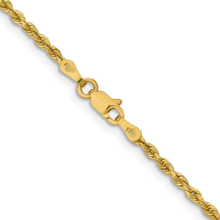 Gold 2mm Rope Chain, 16" - Chain - Design Jewellers Edmonton