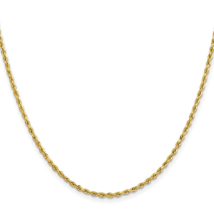 Gold 2mm Rope Chain, 16" - Chain - Design Jewellers Edmonton