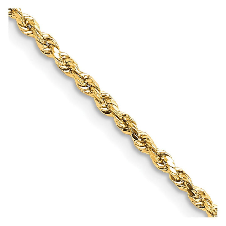 Gold 2mm Rope Chain, 16" - Chain - Design Jewellers Edmonton