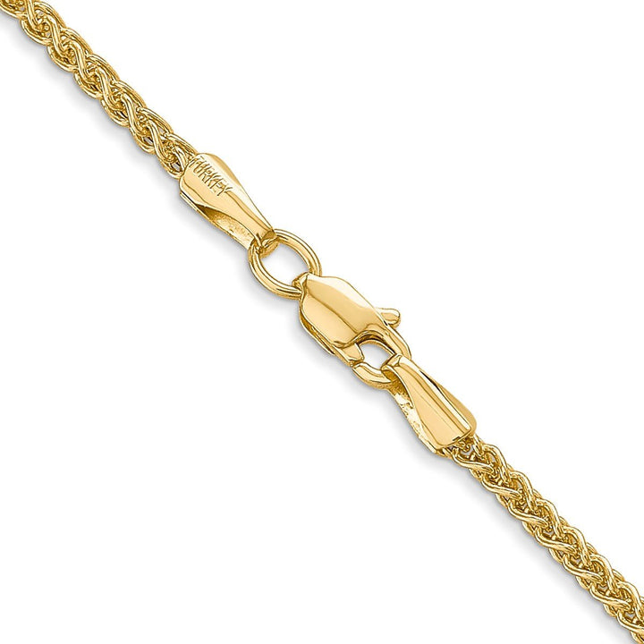 Gold 2mm Spiga (Wheat) Chain, 18" - Chain - Design Jewellers Edmonton