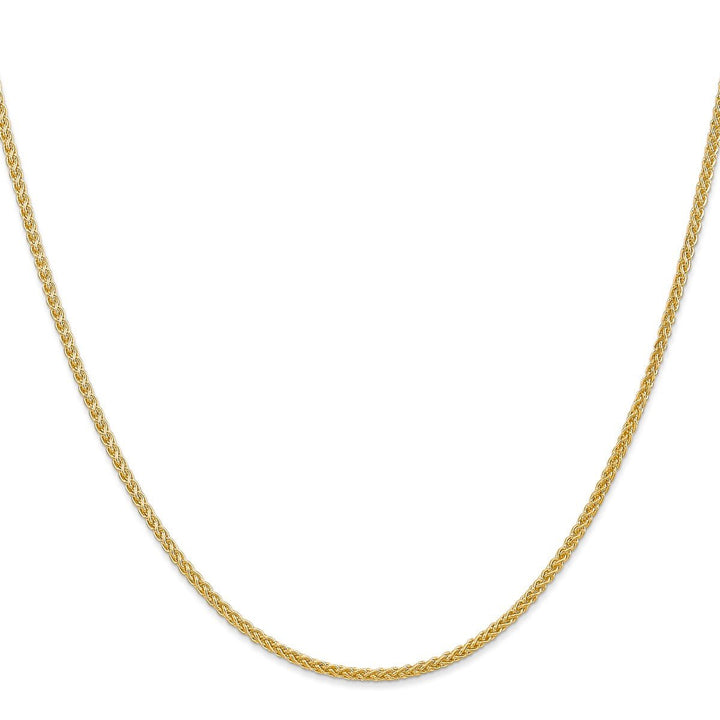 Gold 2mm Spiga (Wheat) Chain, 18" - Chain - Design Jewellers Edmonton