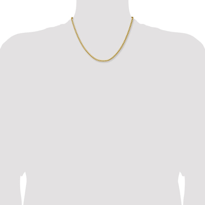 Gold 3.05mm Franco Chain, 18" - Chain - Design Jewellers Edmonton
