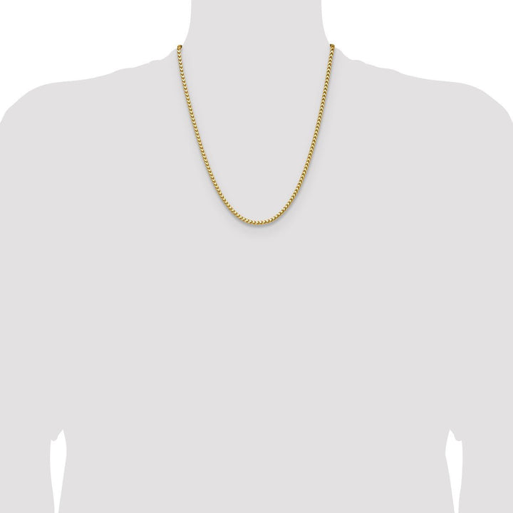 Gold 3.05mm Franco Chain, 22" - Chain - Design Jewellers Edmonton