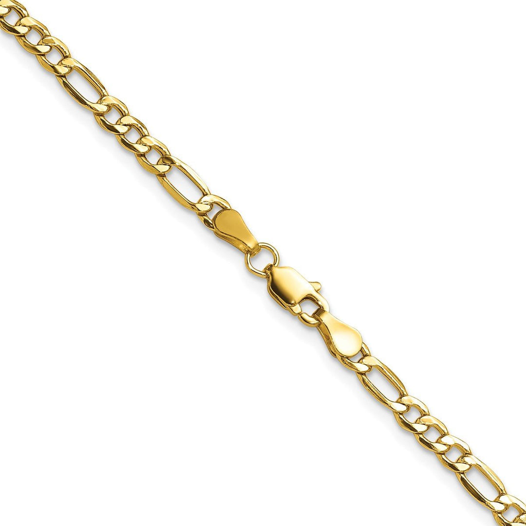 Gold 3.5mm Figaro Chain, 24