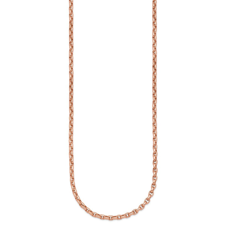 Gold 3.5mm Open Link Chain, 18" - Chain - Design Jewellers Edmonton