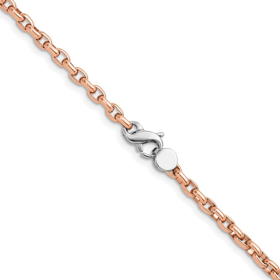 Gold 3.5mm Open Link Chain, 18
