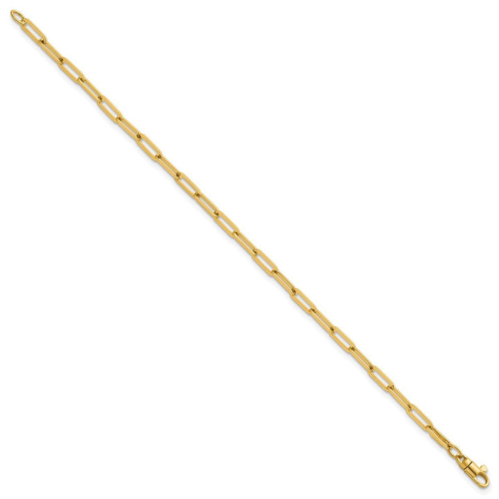 Gold 3.5mm Paperclip Bracelet, 7.5" - Bracelet - Design Jewellers Edmonton