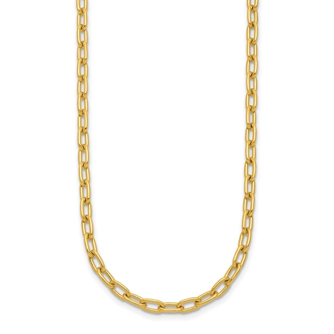 Gold 3.6mm Cable Chain, 22"