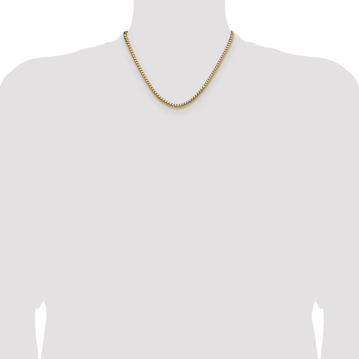 Gold 3.7mm Franco Chain, 18" - Chain - Design Jewellers Edmonton