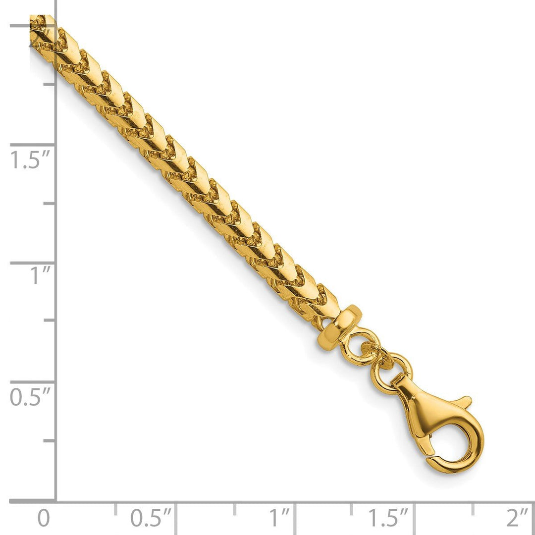 Gold 3.7mm Franco Chain, 24