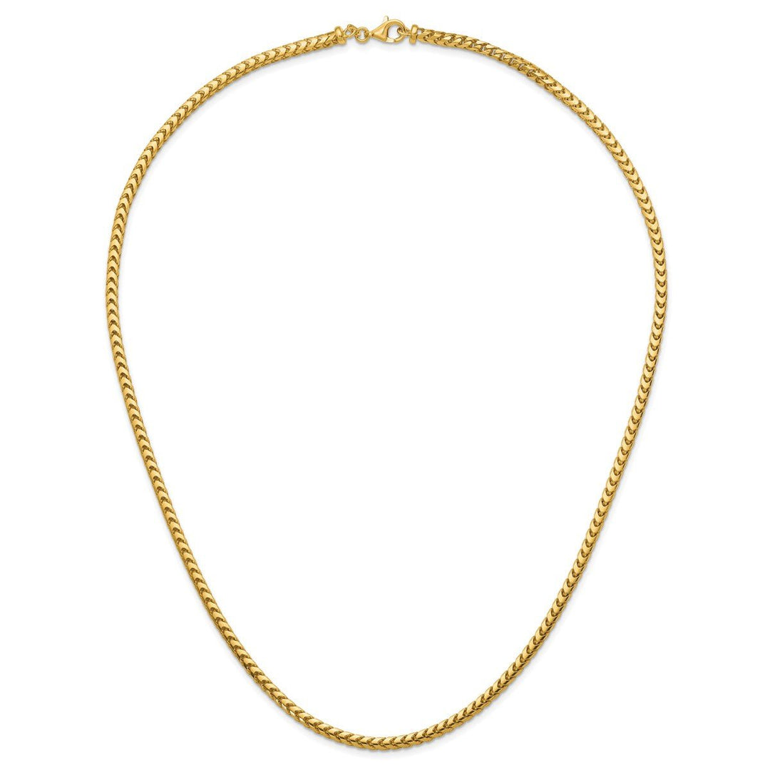 Gold 3.7mm Franco Chain, 24