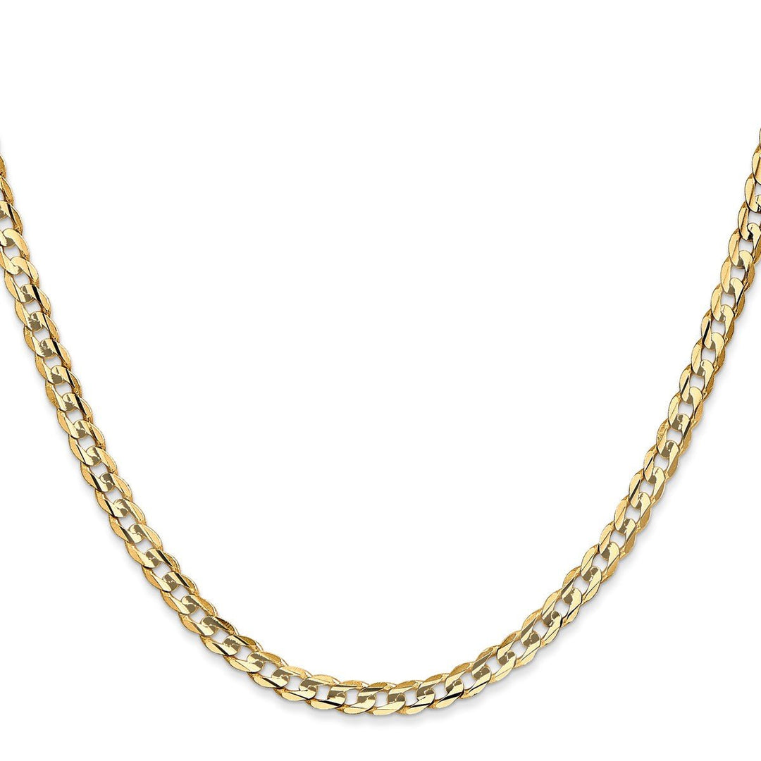 Gold 3.8mm Curb Chain, 20