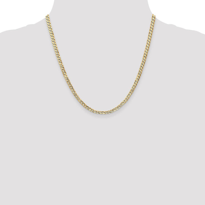Gold 3.8mm Curb Chain, 20" - Chain - Design Jewellers Edmonton