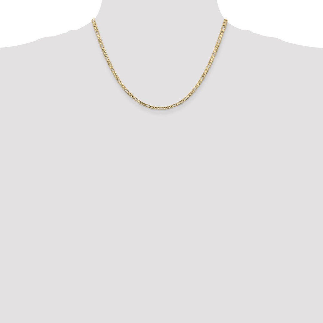 Gold 3mm Figaro Chain, 18