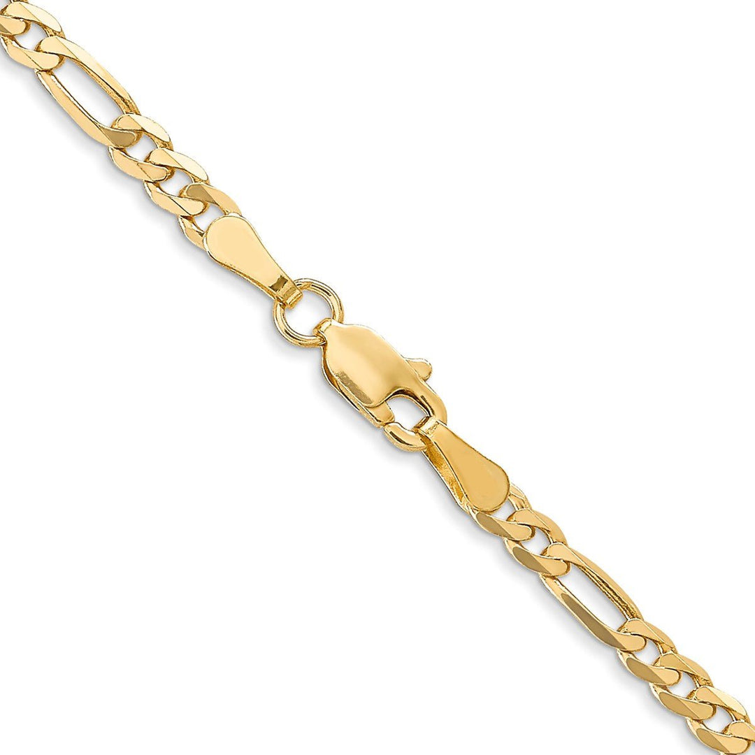 Gold 3mm Figaro Chain, 24