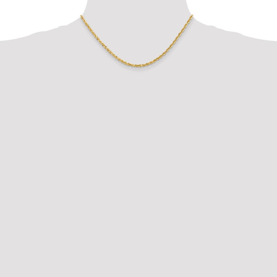Gold 3mm Rope Chain, 16