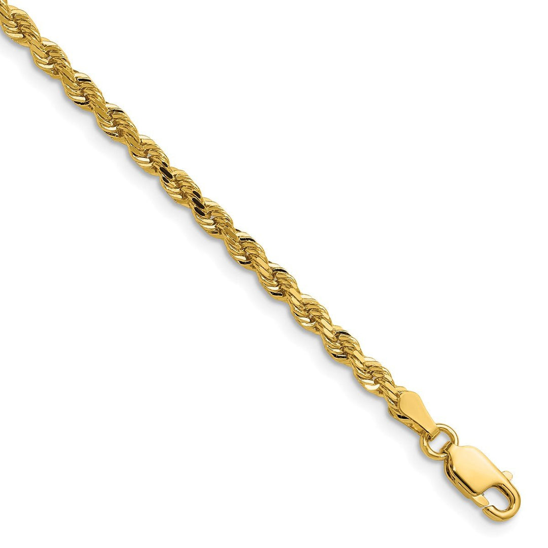 Gold 3mm Rope Chain, 16"